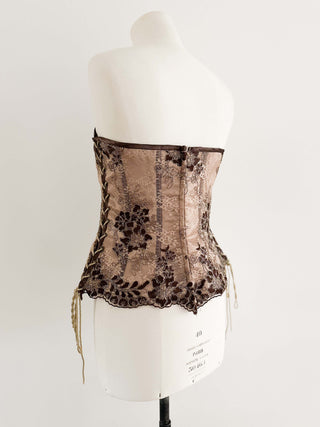 GOLDEN BROWN CORSET (L, EU 40/42)