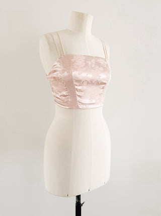 SATIN SOFT PINK BUSTIER  S, EU 36