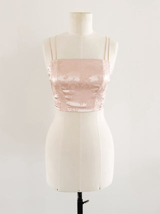 SATIN SOFT PINK BUSTIER  S, EU 36