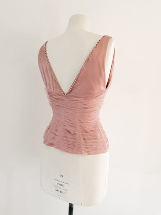 PINK TULE ITALIAN CORSET (S - EU 36)