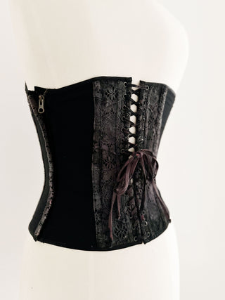LACE STEEL BONING CORSET (S, EU 36)