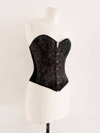 LACE STEEL BONING CORSET (S, EU 36)