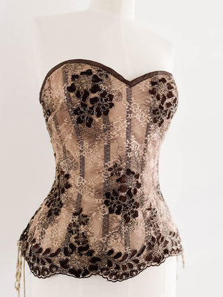 GOLDEN BROWN CORSET (L, EU 40/42)