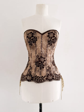 GOLDEN BROWN CORSET (L, EU 40/42)