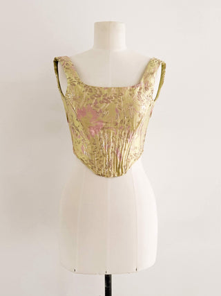 RENNAISSANCE GOLD GREEN CORSET (XS, EU 34)