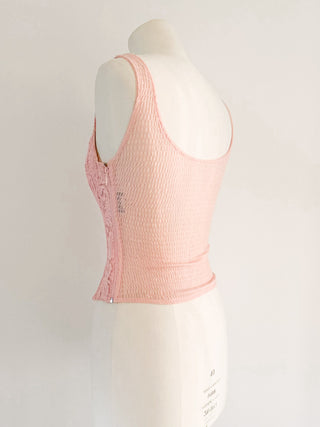 LA PERLA PINK LACE CORSET (S - EU 36)