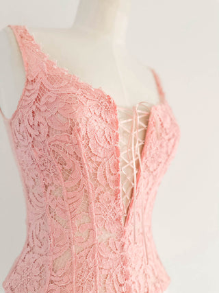 LA PERLA PINK LACE CORSET (S - EU 36)