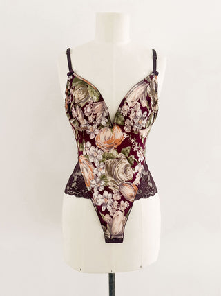 FLORAL DARK BODY - 75C/70D