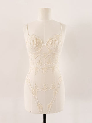 GOLDEN IVORY LACE BODY - 75B/70C