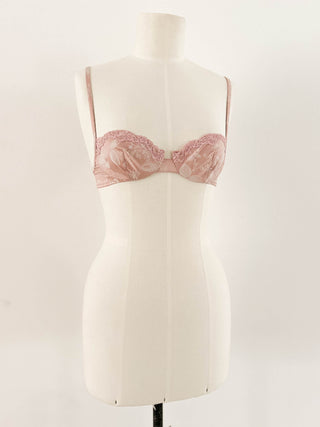 LA PERLA PINK SILK BRA - 70C/75B