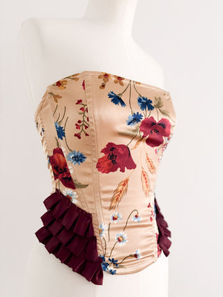 FLORAL SPANISH CORSET (S - EU 36)