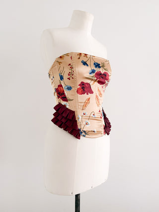 FLORAL SPANISH CORSET (S - EU 36)