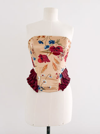FLORAL SPANISH CORSET (S - EU 36)