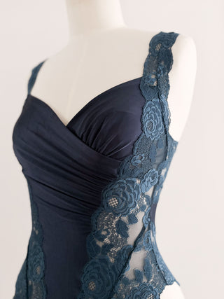 LA PERLA NAVY BODYSUIT (S/M - EU 36/38)