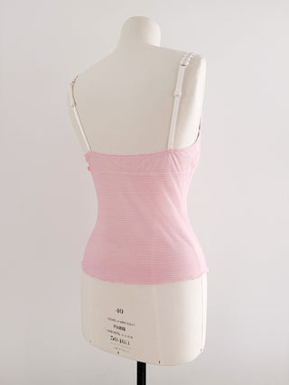 SOFT PINK COTTAGE BUSTIER CAMI (75E/80D)