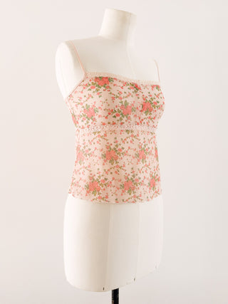 1970'S FLORAL CAMI TOP (S - EU 36)