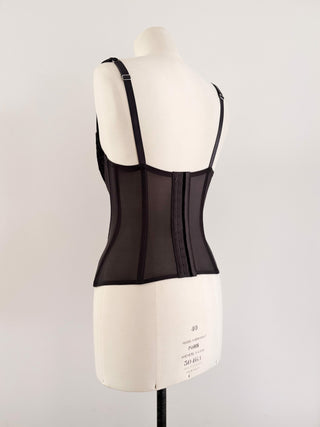 ANTHRACITE LACE BUSTIER (70F/75E)