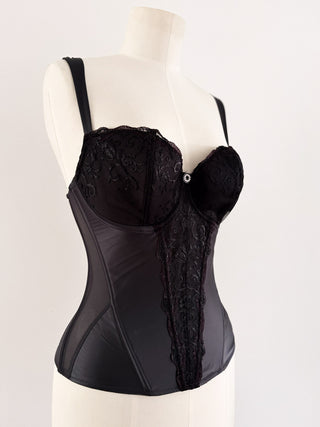 ANTHRACITE LACE BUSTIER (70F/75E)