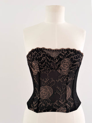BLACK BRONZE BUSTIER (70B/65C)
