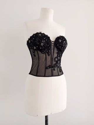 SWAROVSKI BLACK CORSET (S - EU 36)