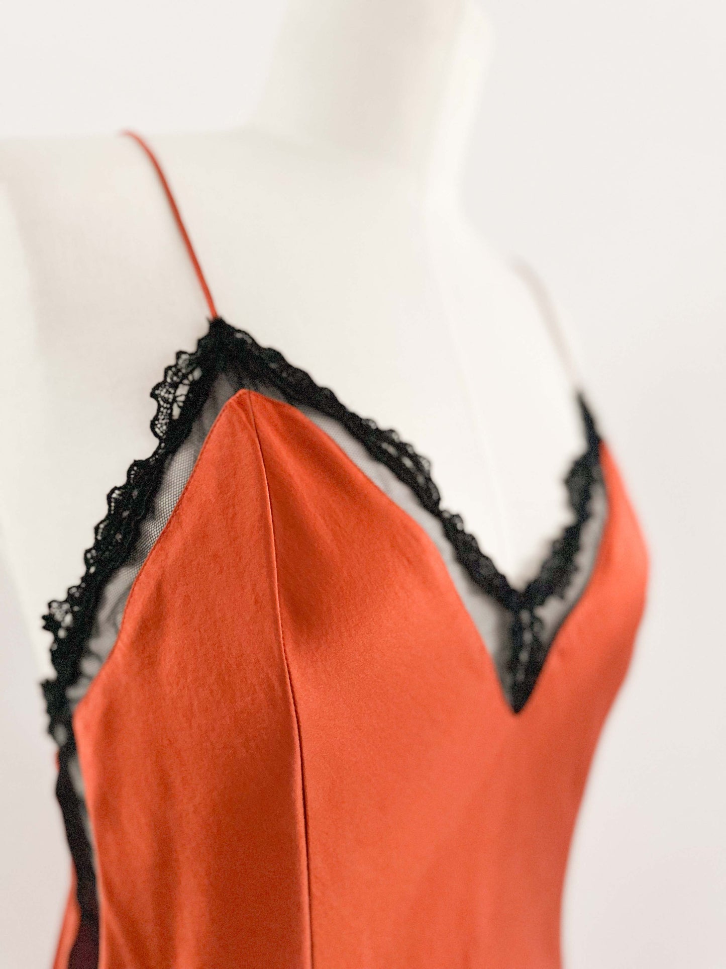 SILK SUNSHINE TANGERINE DRESS (S - M)