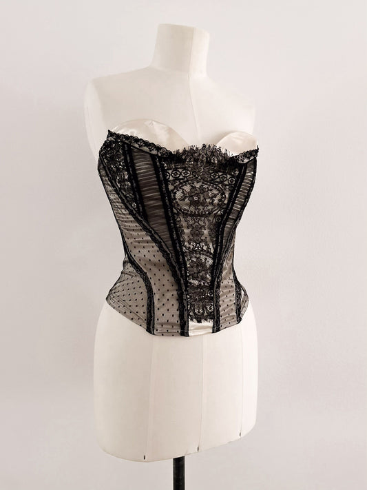 ROYAL LACE BUSTIER (M - L)