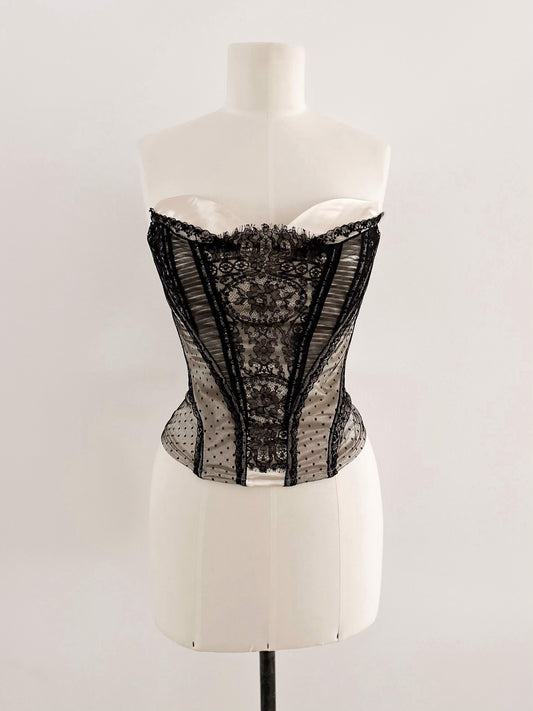 ROYAL LACE BUSTIER (M - L)