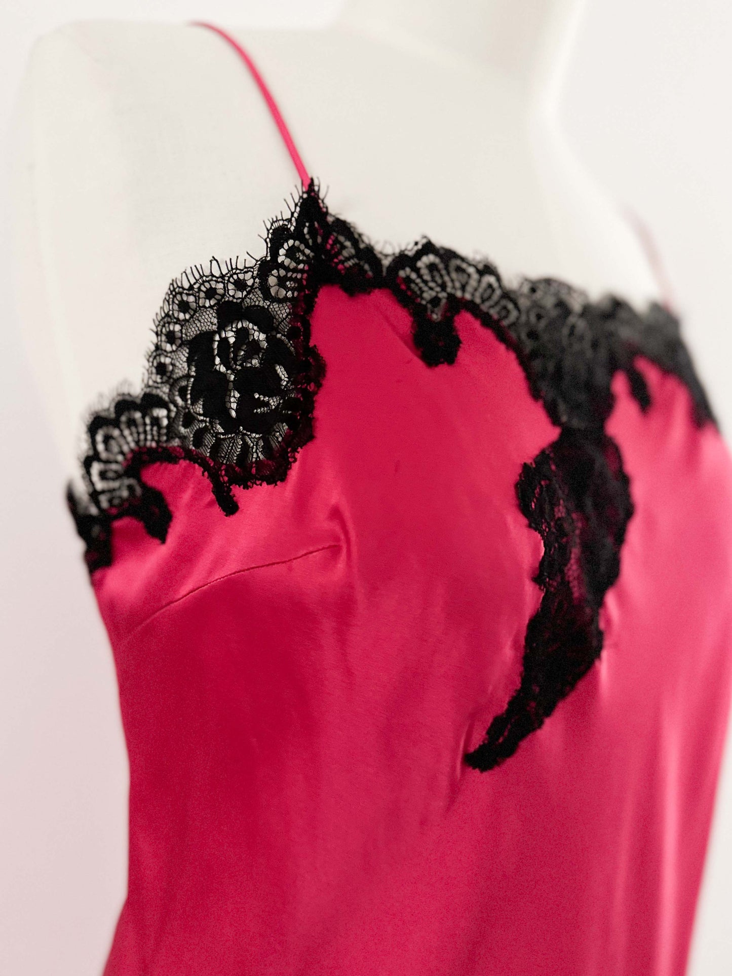 PRETTY IN PINK SILK DRESS (S - M)