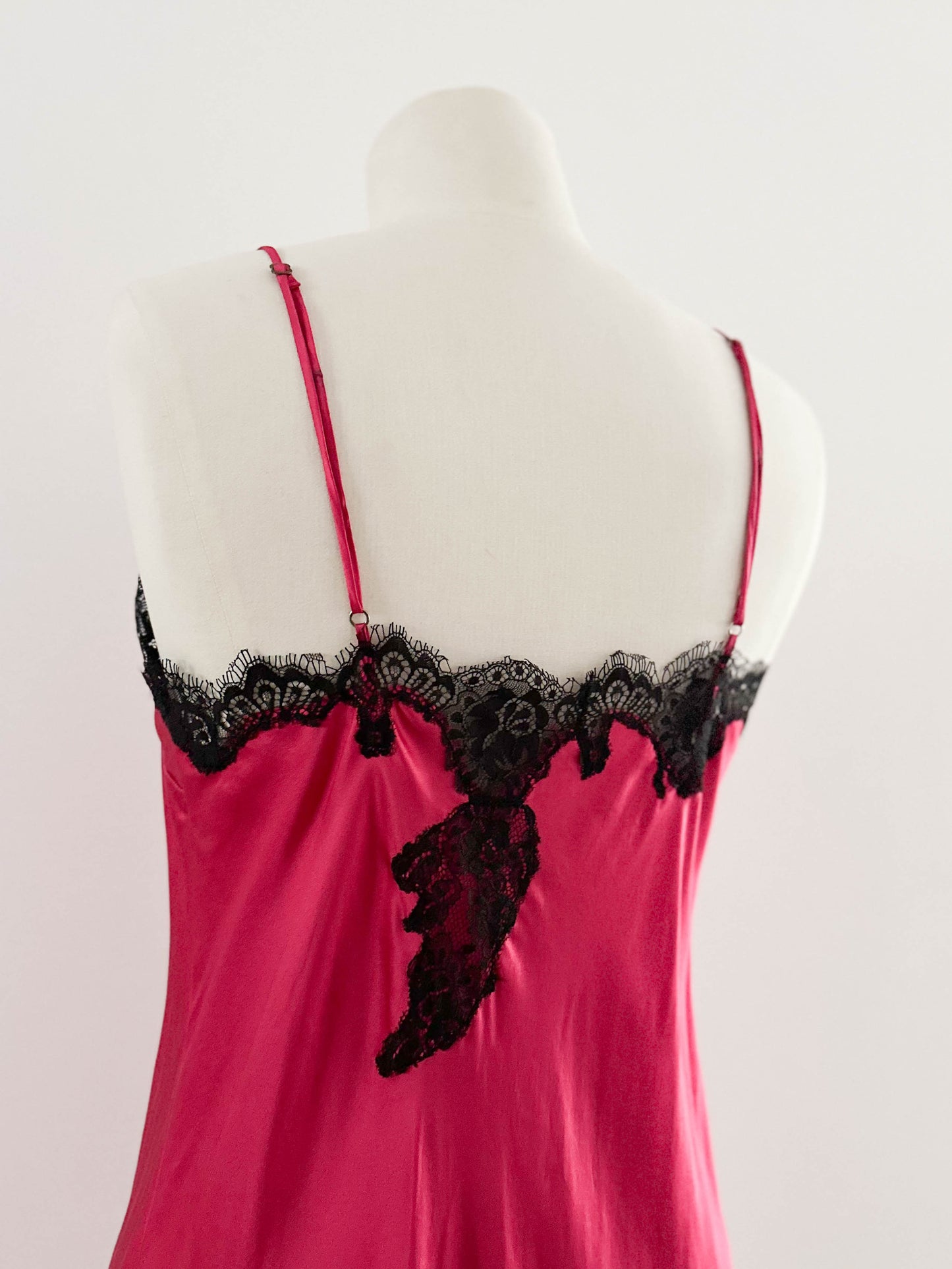 PRETTY IN PINK SILK DRESS (S - M)