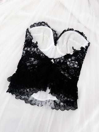 B&W ROYAL EMBELLISHED BUSTIER (XS, EU 34)