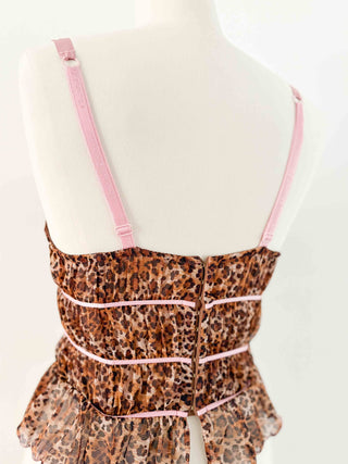 CHANTAL THOMAS LEOPARD BUSTIER (75D/80C)