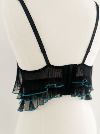 RUFFLE FLORAL BUSTIER (75B/70C)