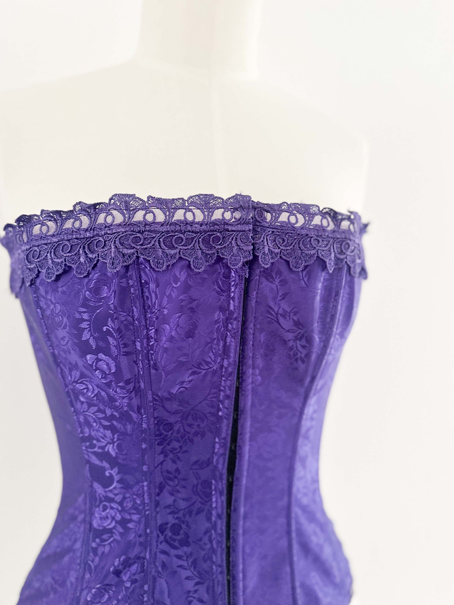 VOILET JAQUARD CORSET (S - M)