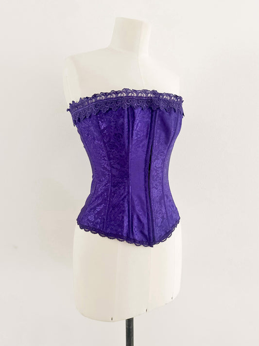 VOILET JAQUARD CORSET (S - M)