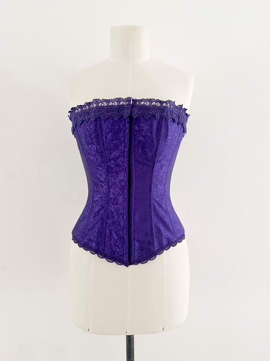 VOILET JAQUARD CORSET (S - M)