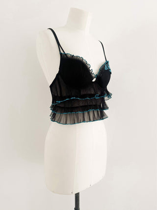 RUFFLE FLORAL BUSTIER (75B/70C)