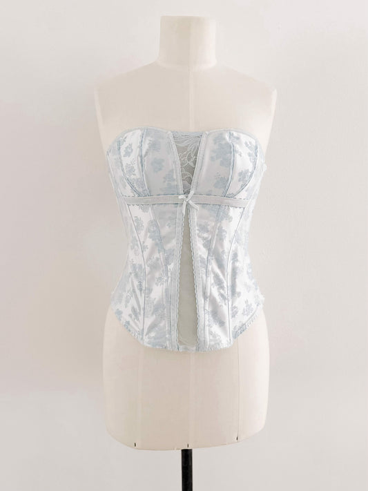 ROYAL SOFT BLUE CORSET (S - M)