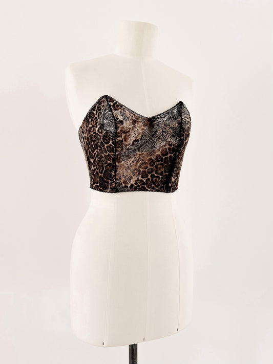 LEOPARD SUMMER BUSTIER (XS - S)