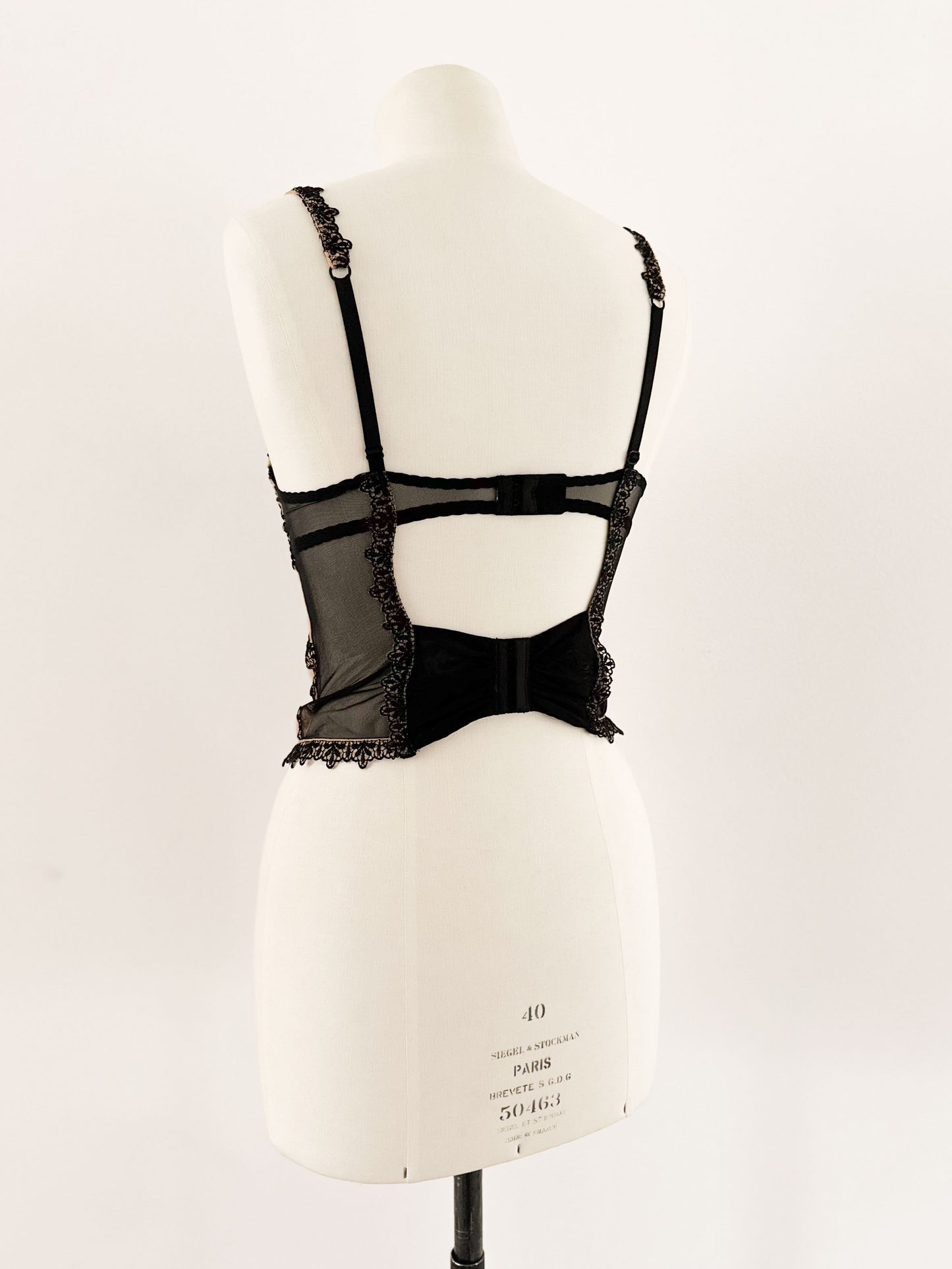 LACE BOW BUSTIER (75A/80AA)