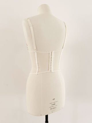 GOLDEN IVORY FLORAL BUSTIER (75B/70C)