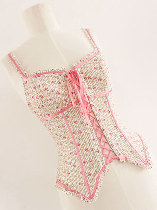 FLORAL ROMANCE BUSTIER (S, EU 36)