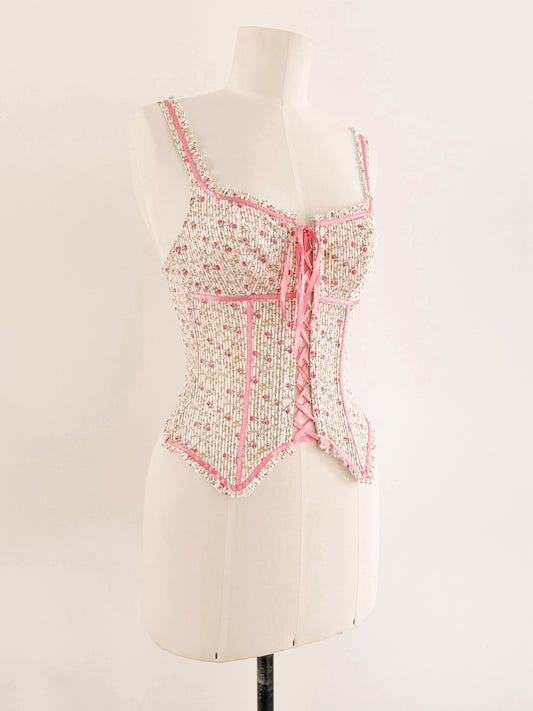 FLORAL ROMANCE BUSTIER (XS - M)