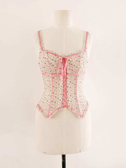 FLORAL ROMANCE BUSTIER (XS - M)