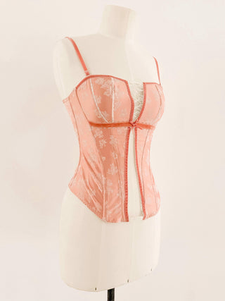 ROYAL PINK LACE CORSET (S, EU 36 & M, EU 38)