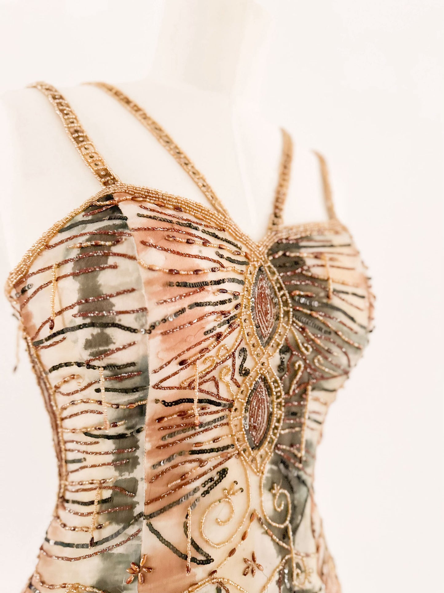 EMBELLISHED Y2K CORSET (S/M)