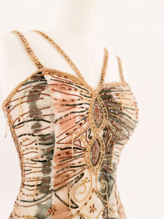 EMBELLISHED Y2K CORSET (S/M)