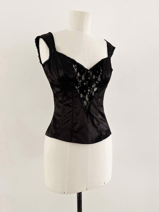 DOLCE & GABBANA BLACK BUSTIER (75B/70C)