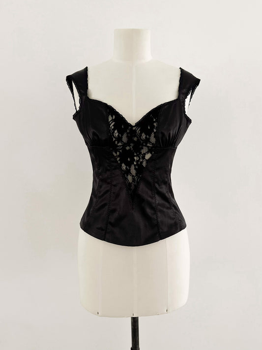 DOLCE & GABBANA BLACK BUSTIER (75B/70C)