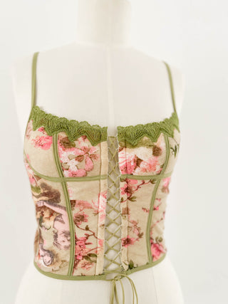 LACE UP BUSTIER (XS, EU 34)