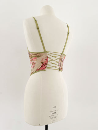 LACE UP BUSTIER (XS, EU 34)
